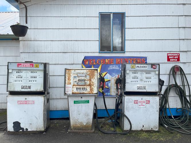 Старые бензоколонки