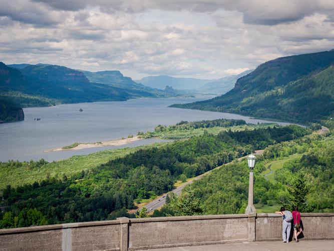 Вид на реку Колумбия