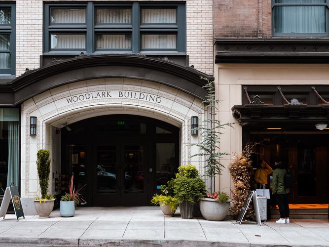 Входная группа Woodlark Building