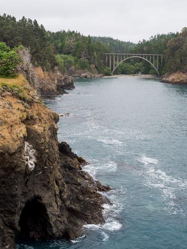 Bridge over Russian Gulch Bridge over Russian Gulch