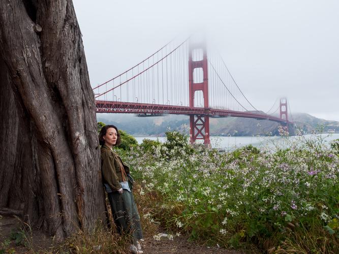 Мост Золотые Ворота в тумане